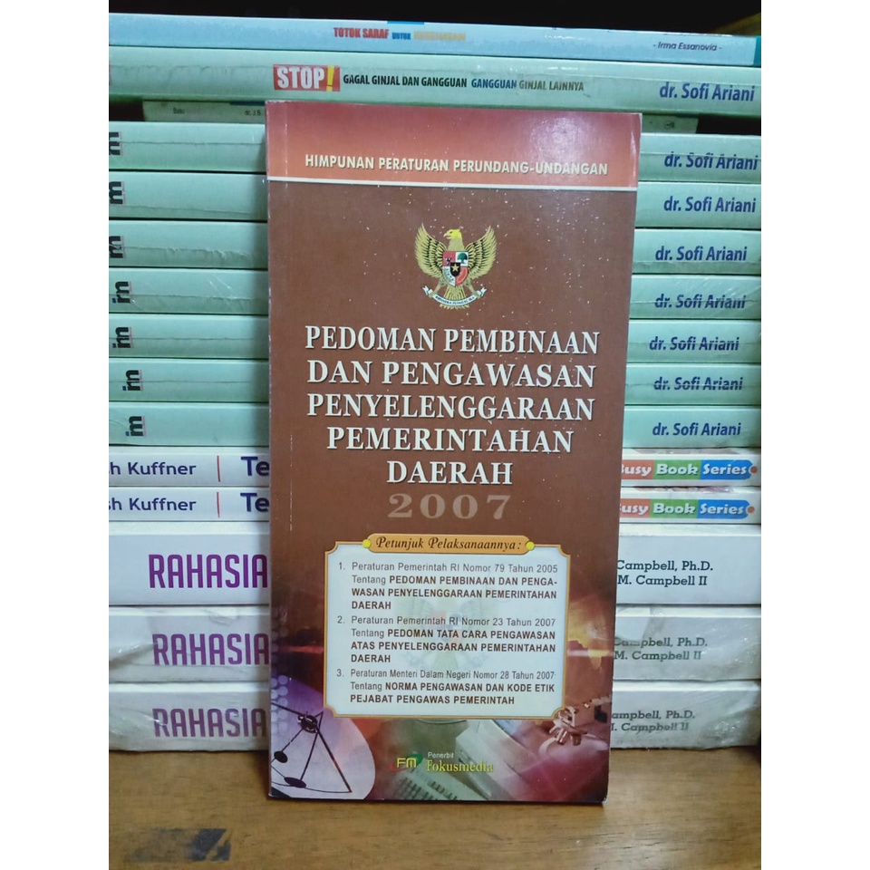 Jual Buku Pedoman Pembinaan And Pengawasan Penyelenggaraan Pemda Shopee