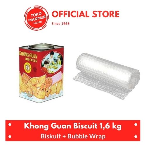 その他 Biskuit konghuan kaleng 1,7kg Jual Khong Guan kaleng segi besar Red Tin Biskuit 1600gr
