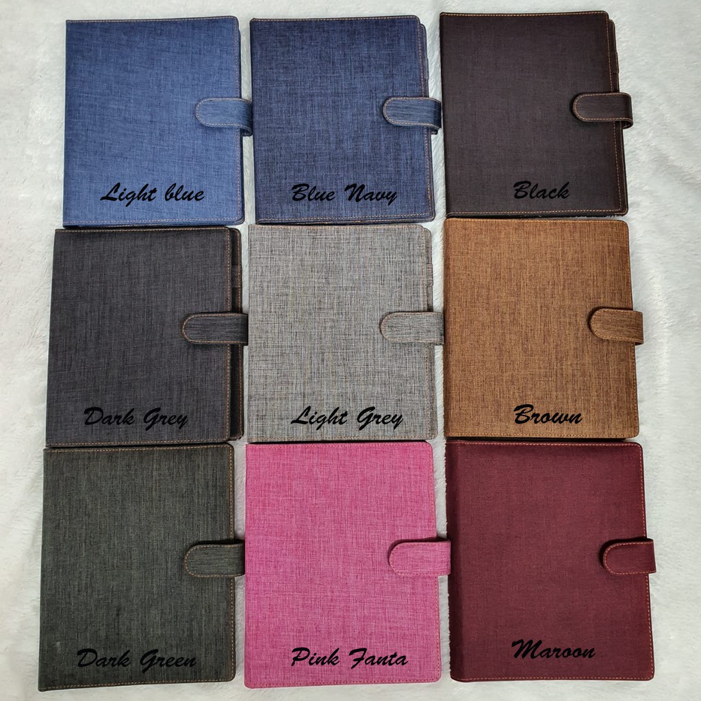 Jual BINDER BAHAN JEANS/DENIM 9 WARNA PILIHAN A5,B5 dan A6orji Shopee