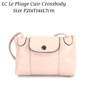 Le Pliage Cuir Crossbody bag Ivory - Leather (L1061757238)