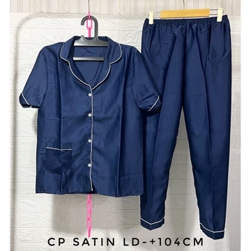 Piyama CP Satin Dewasa Ukuran Standar Piyama Celana Panjang Satin Polos