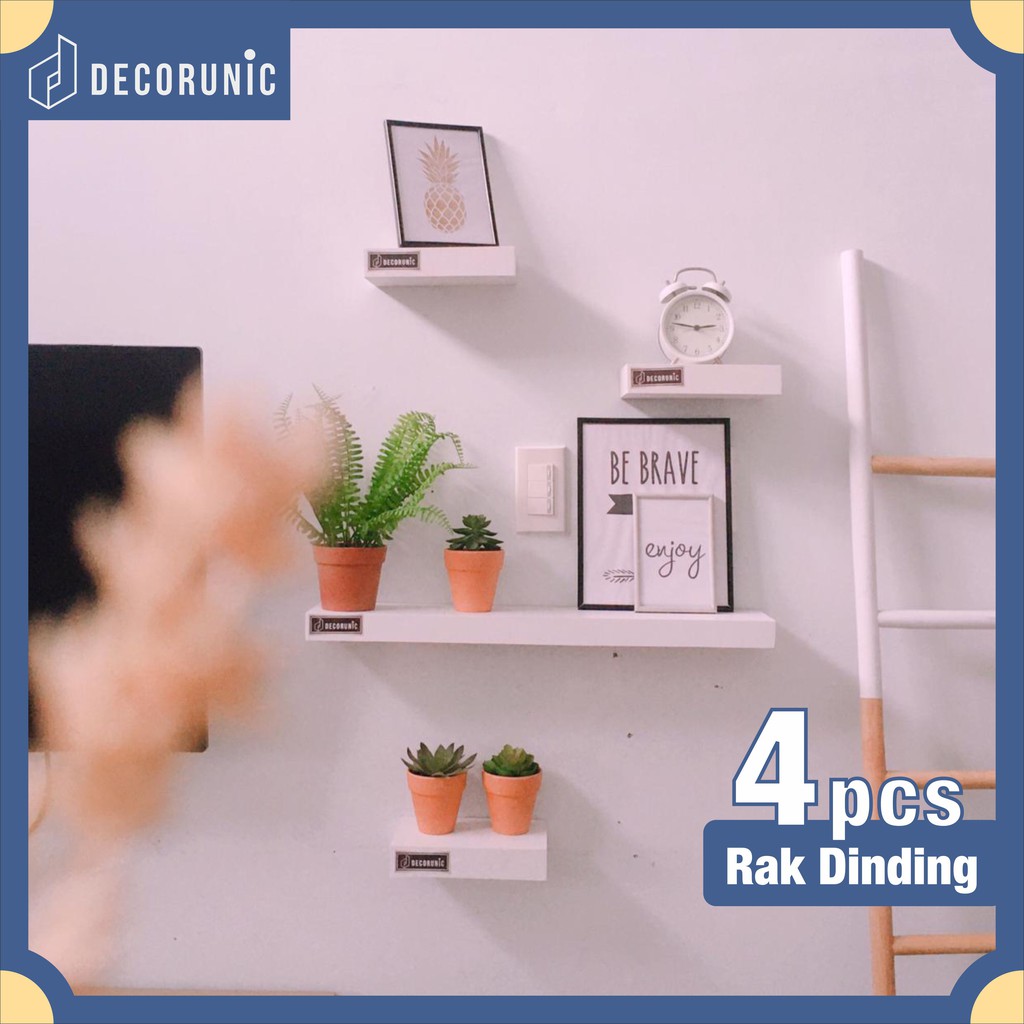 Jual [Decorunic] Floating Shelf - Rak Dinding Minimalis ukuran 20, 20 ...