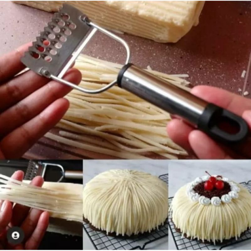 Jual Parutan Keju Gondrong Stainless Anti Karat / Parutan Wortel Sayur ...