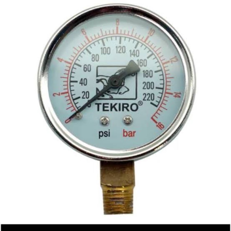 Jual Tekiro Pressure Gauge Alat Pengukur Tekanan Manometer Bar