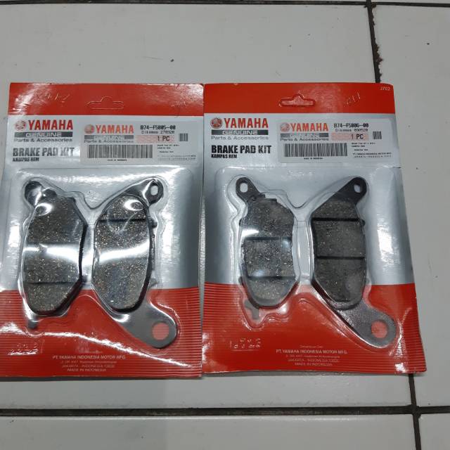 Jual Paket Dispad Depan Belakang Kampas Rem Depan Belakang Yamaha X Max Xmax Asli B Shopee