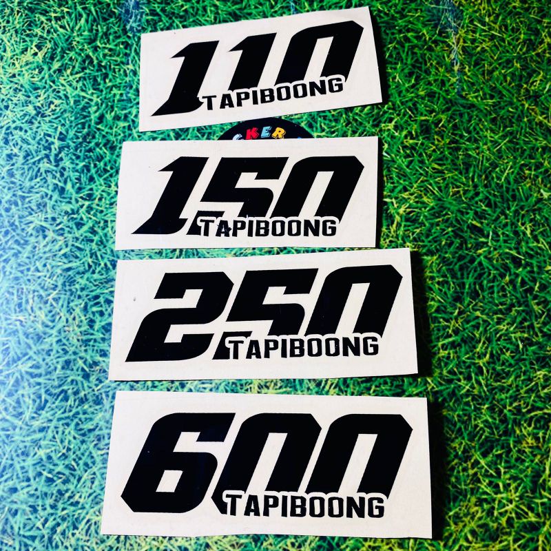 Jual Stiker angka 110 150 250 600 cc tapi boong cuting sticker nomer cc ...