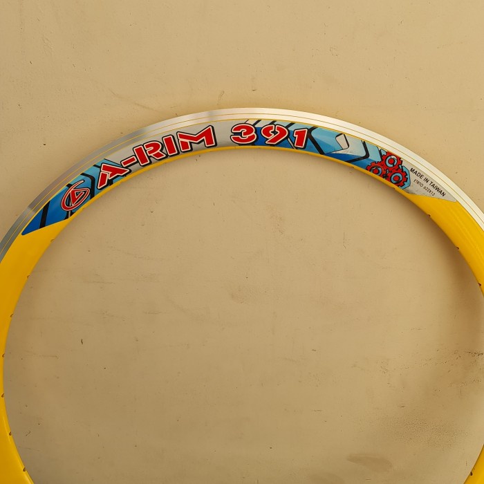 Jual Rim / Velg Sepeda Fixie/Roadbike Alloy 700c Kuning Arim 391 (4cm ...