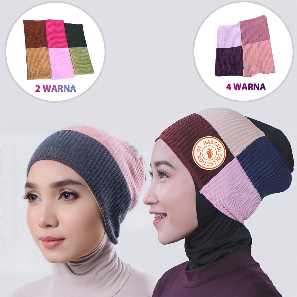 Jual Hastari Ciput Rajut 2 Warna / 4 Warna Super Premium Annisa ...
