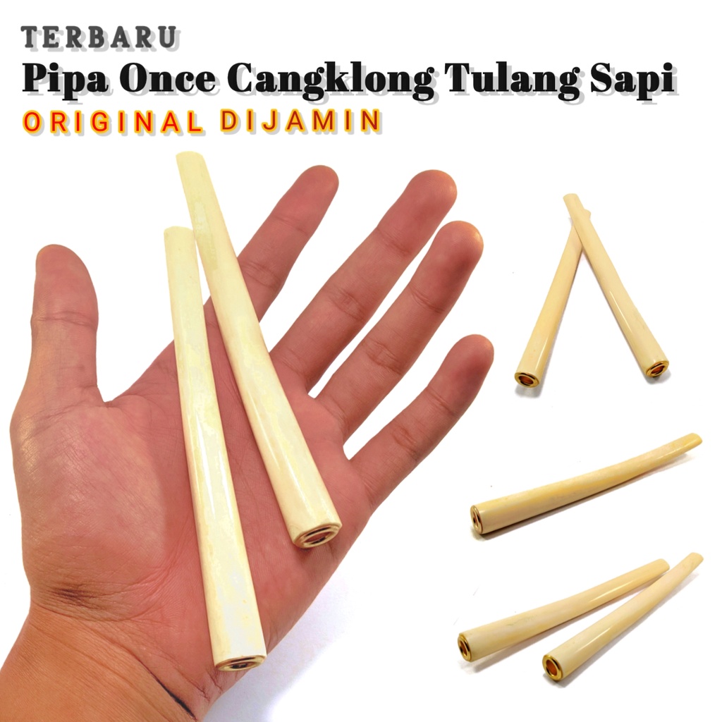 Jual Pipa Rokok Once Cangklong Tulang Sapi Premium Full Bulat Dengan ...