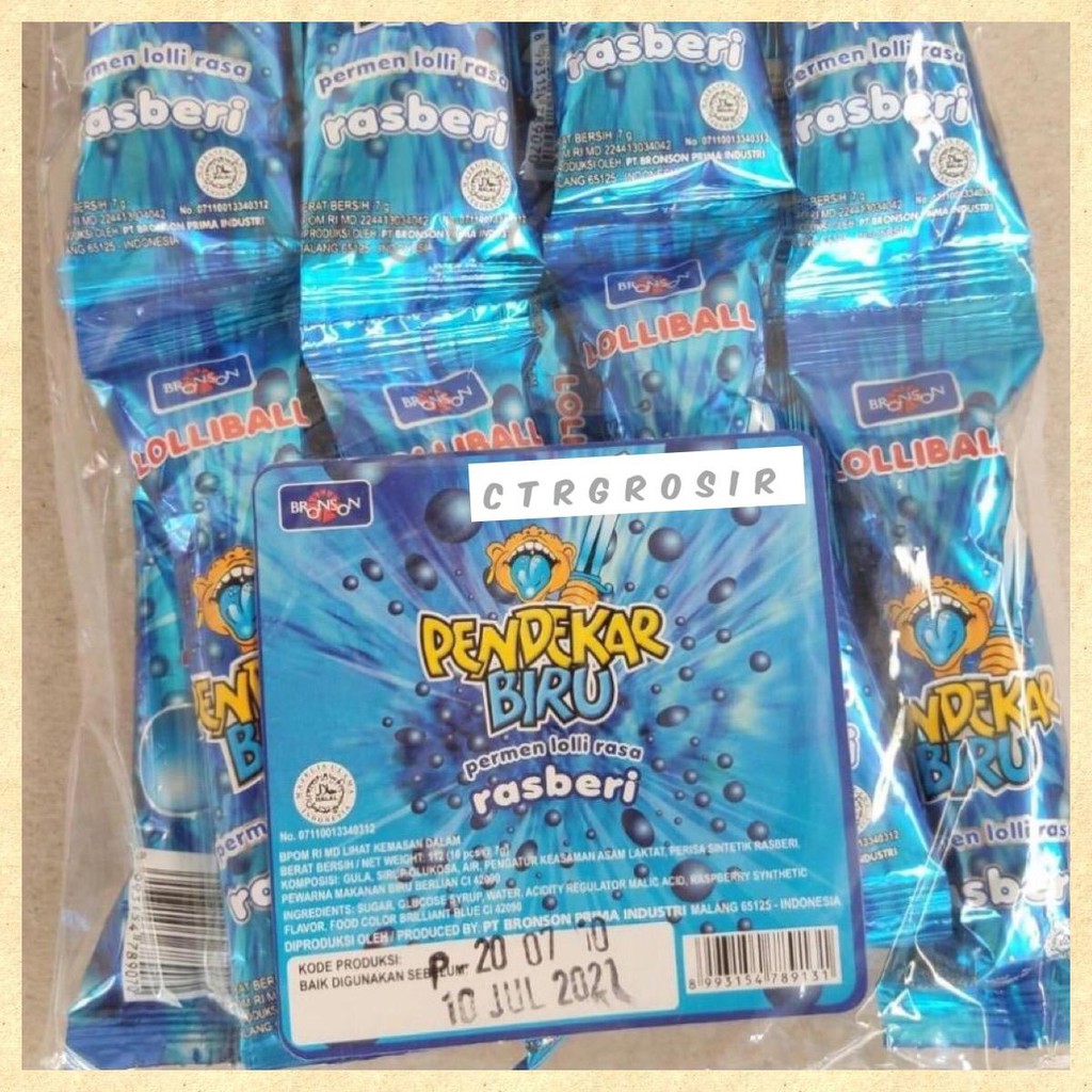 Jual PERMEN PENDEKAR BIRU 16PCS | Shopee Indonesia