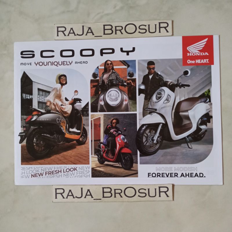 Jual Poster Brosur Katalog Leaflet Honda Scoopy 2021 | Shopee Indonesia