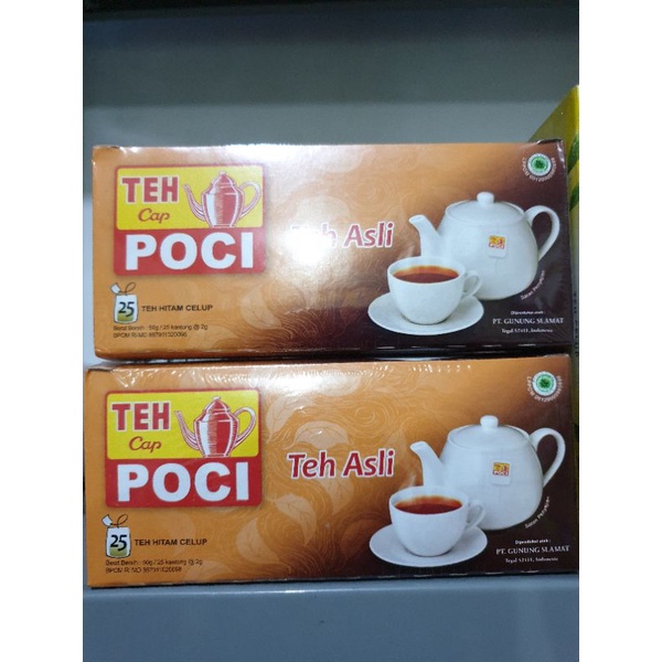 Jual POCI teh hitam celup teh asli 25x2g | Shopee Indonesia