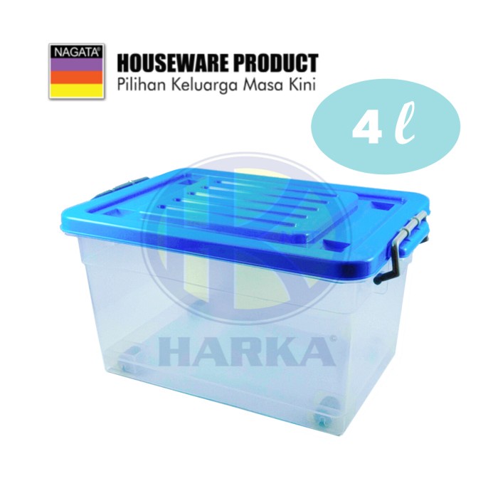 Jual MINI CONTAINER BOX BERODA NAGATA 4LITER | KONTAINER BOKS KECIL ...