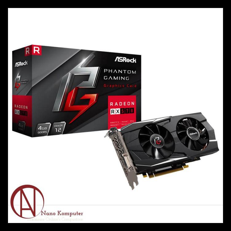 ASRock PHANTOM GAMING D RADEON RX570 4G - PCパーツ