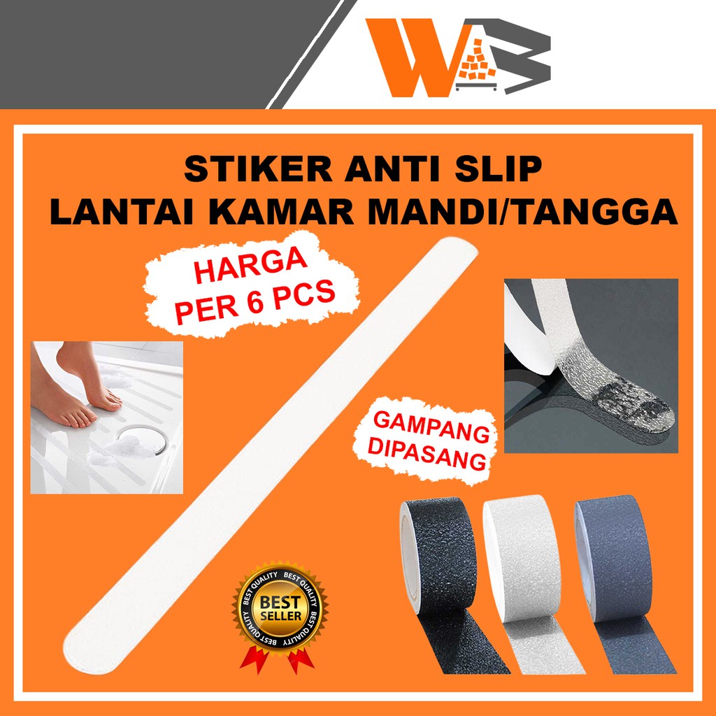 Jual COD Stiker Anti Slip Lantai Kamar Mandi Anti Licin Anti Slip