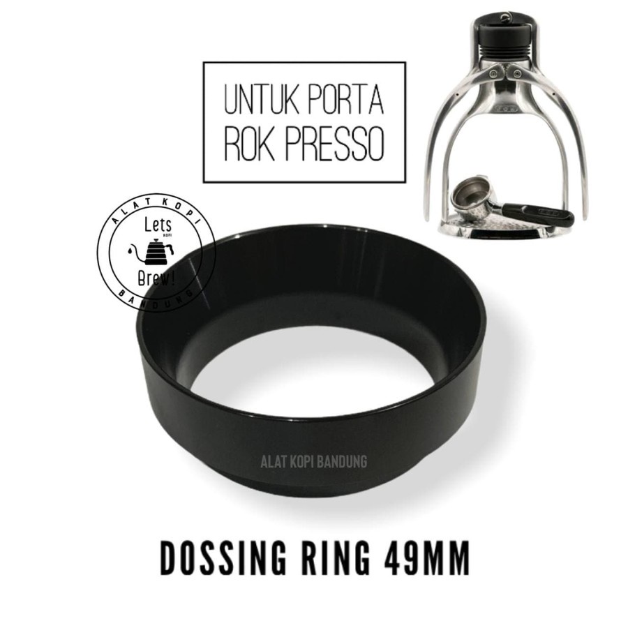 Jual Dosing Ring 49mm Stainless / Dosing Funnel Porta Rok Presso ...