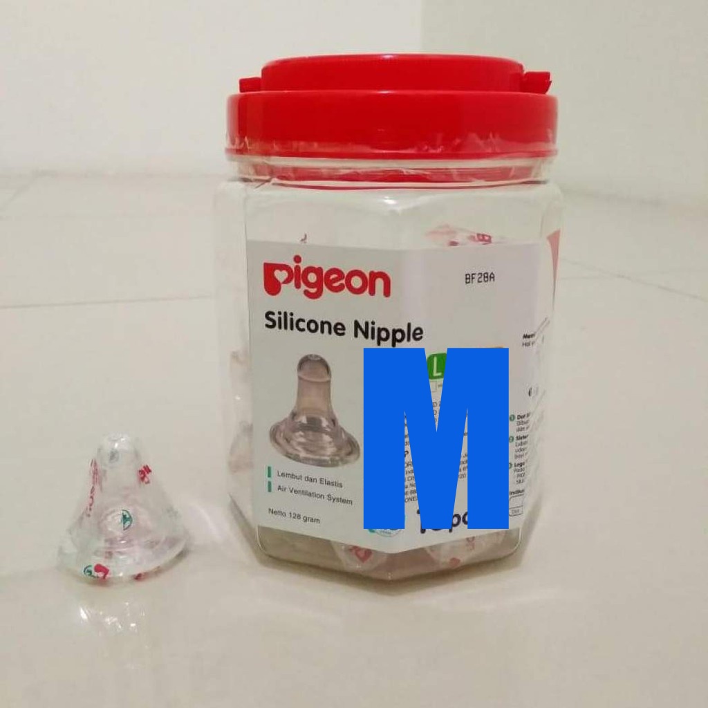 Jual PIGEON BOTOL PP 50/120/240, PIGEON DOT NIPPLE S/M/L, PIGEON COTTON