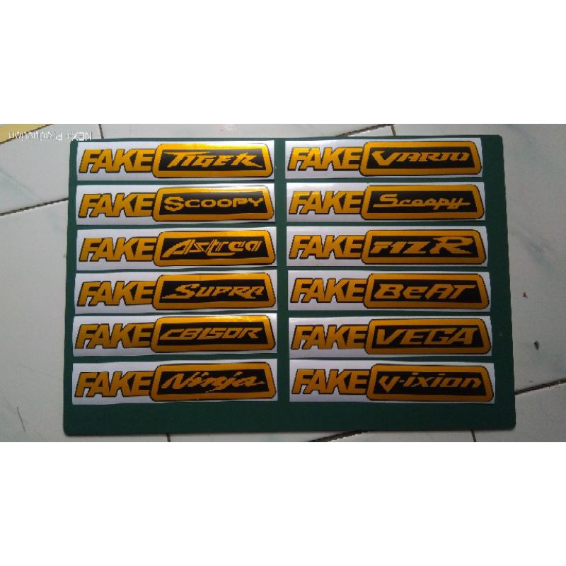Jual STIKER CUTTING FAKE *TAXI CUSTOM | Shopee Indonesia