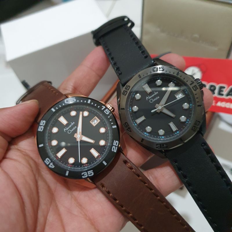 Jual ALEXANDRE CHRISTIE KULIT PRIA AC 6580 | AC6580 LEATHER ORIGINAL ...