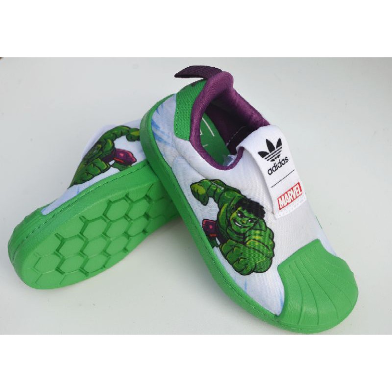 adidas gazelle silver green womens adidas Superstar 360 I Marvel Hulk Slip-On Toddlers' Shoes White-Green