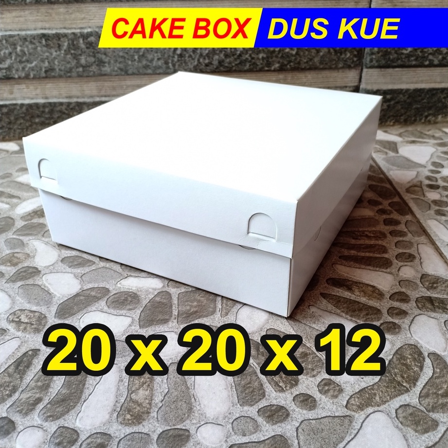 Jual Box 20x20x12 20x20 20x20x12 Box Nasi Dus Roti Box Kue Cake Box Kotak Nasi Box Kue