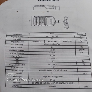 Jual Hori Lampu Jalan Led Lighting Lsystem Hls Ldl D Watt Putih