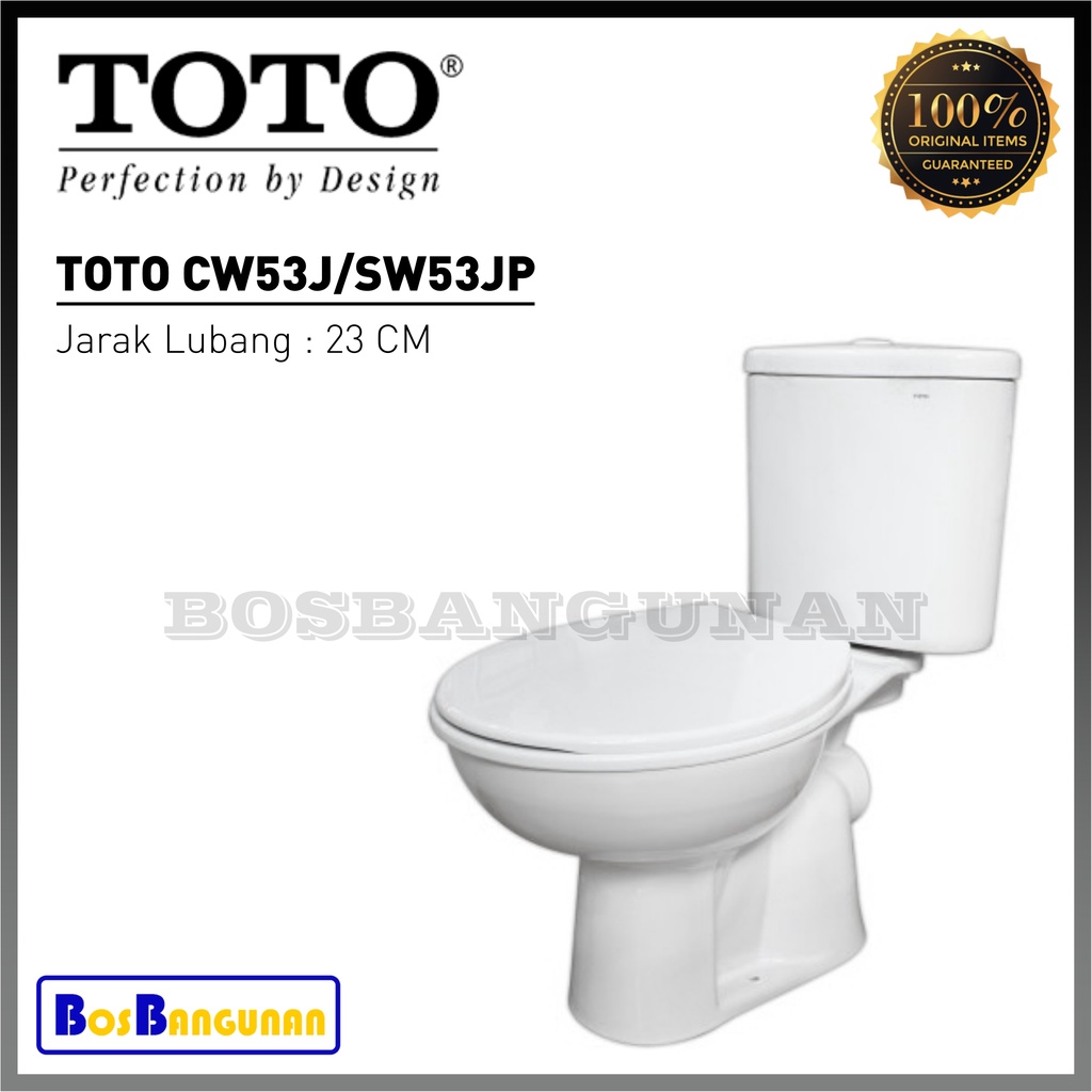 Jual Closet Duduk TOTO CW53J/SW53JP Kloset TOTO MURAH CW 53 J / Kloset ...