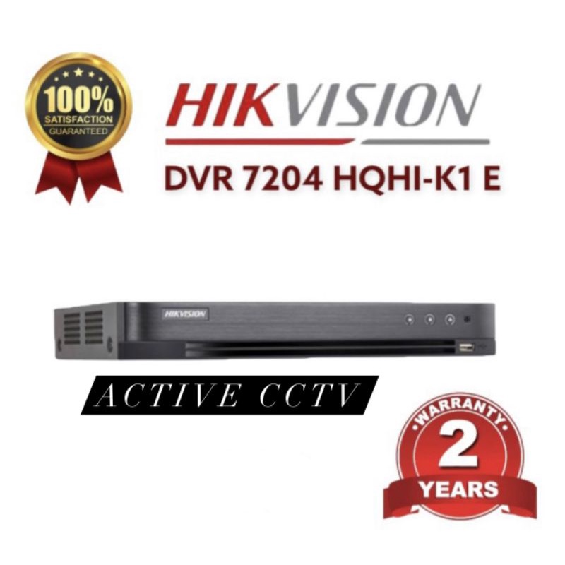 Jual DVR HIKVISION 4 CHANNEL DS7204HQHIK1 E SUPPORT CAMERA AUDIO 4CH DVR 4 CH HIKVISION