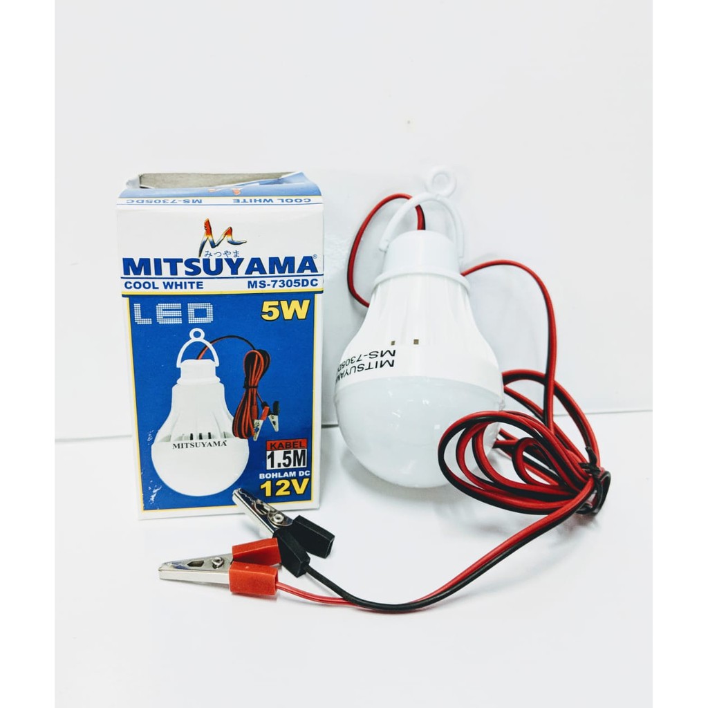 Jual bohlam led aki DC 12V 5 watt 5W | Shopee Indonesia