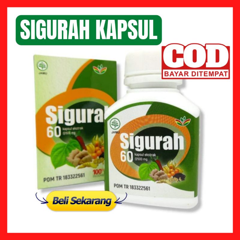 Jual SIGURAH KAPSUL Gurah Herbal BATUK BERDAHAK Sesak Nafas Bronkitis ...