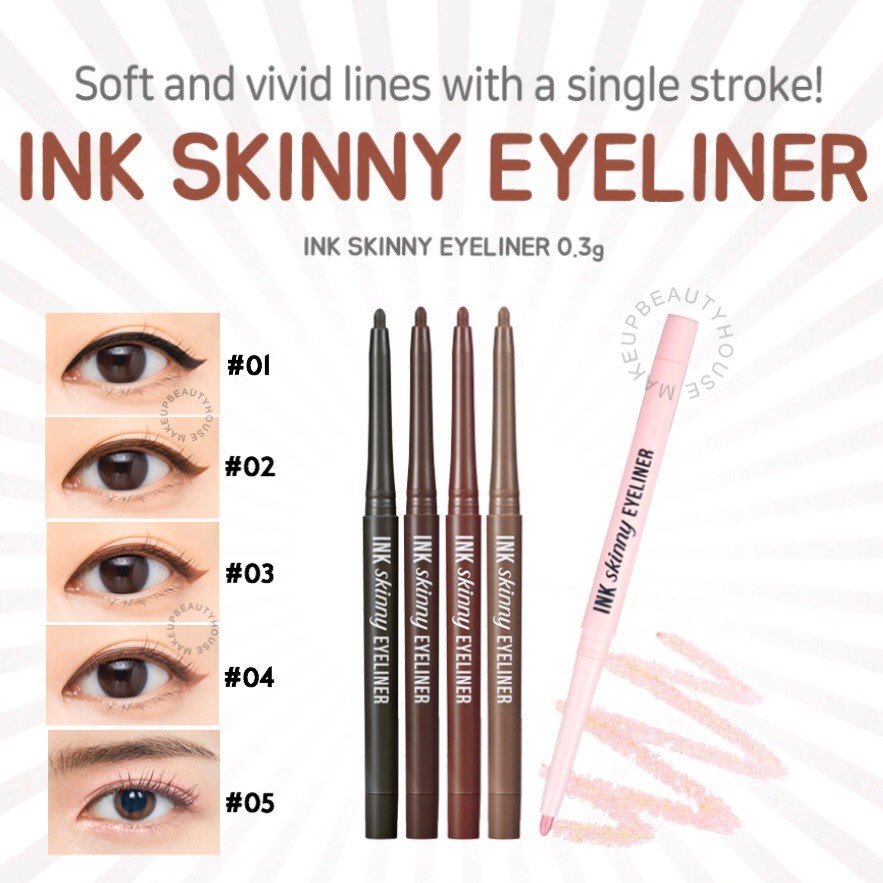 Jual PERIPERA Ink Skinny Eyeliner Shopee Indonesia