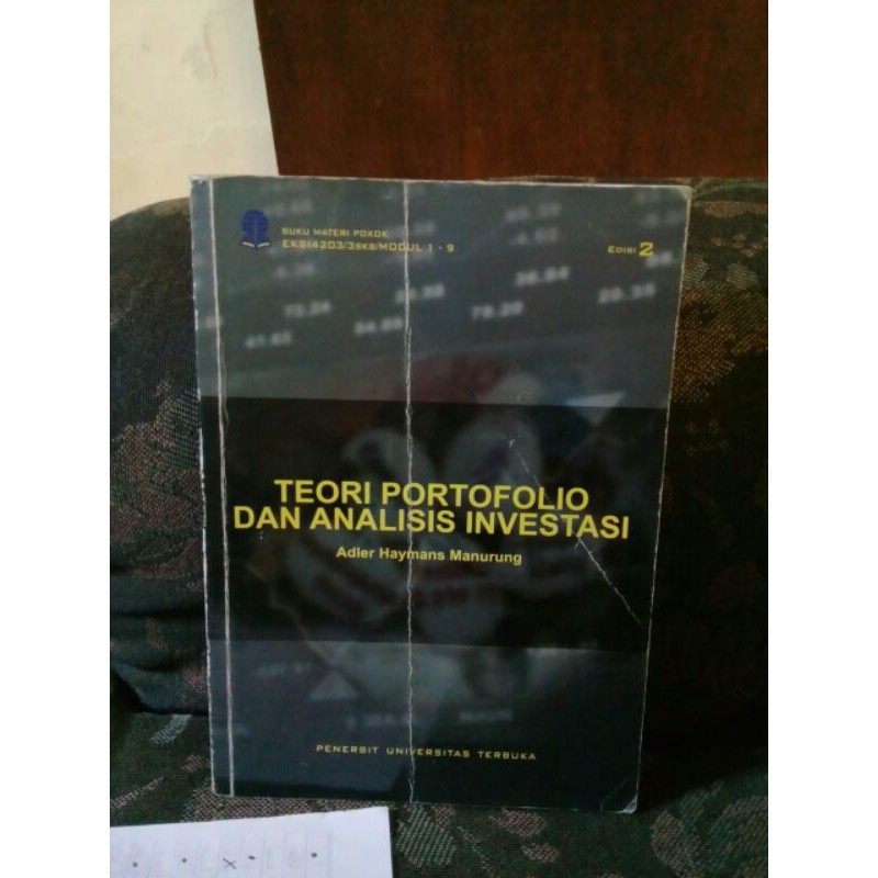 Jual MODUL UT ORI BEKAS: TEORI PORTOFOLIO DAN ANALISIS INVESTASI EDISI ...