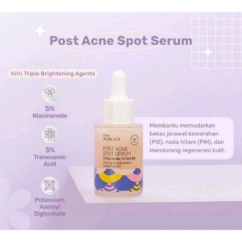 Jual Erha Acneact Post Acne Spot Serum Mk Shopee Indonesia