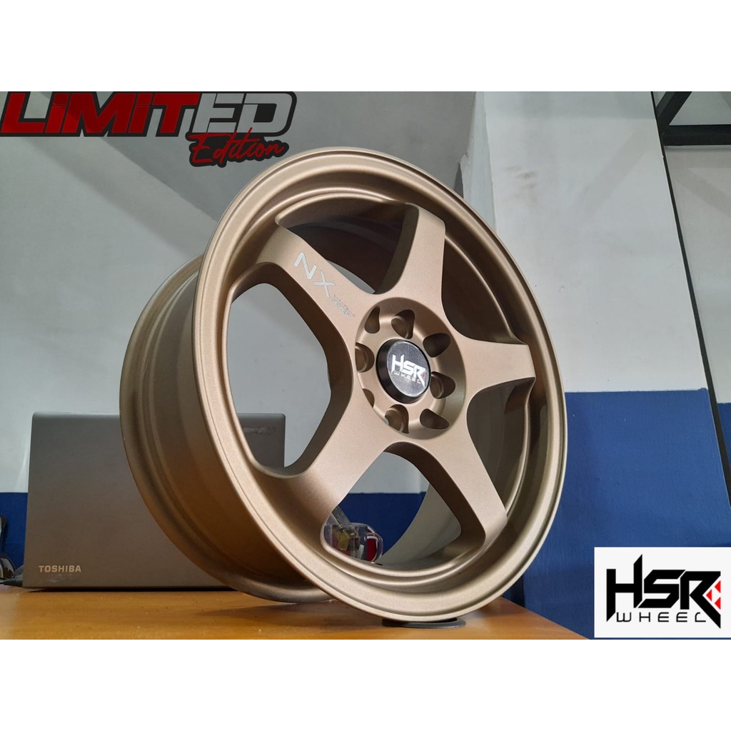 Jual VELG RACING HSR R16 H4x114 - 100 BRONZE LEBAR 7 ET42 | Shopee ...