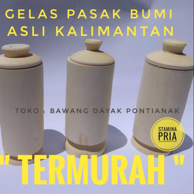 Jual Gelas Pasak Bumi Asli Kalimantan Ukuran Kecil Shopee Indonesia