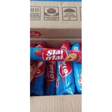 Jual biskuit slai olai roll 128gr | Shopee Indonesia