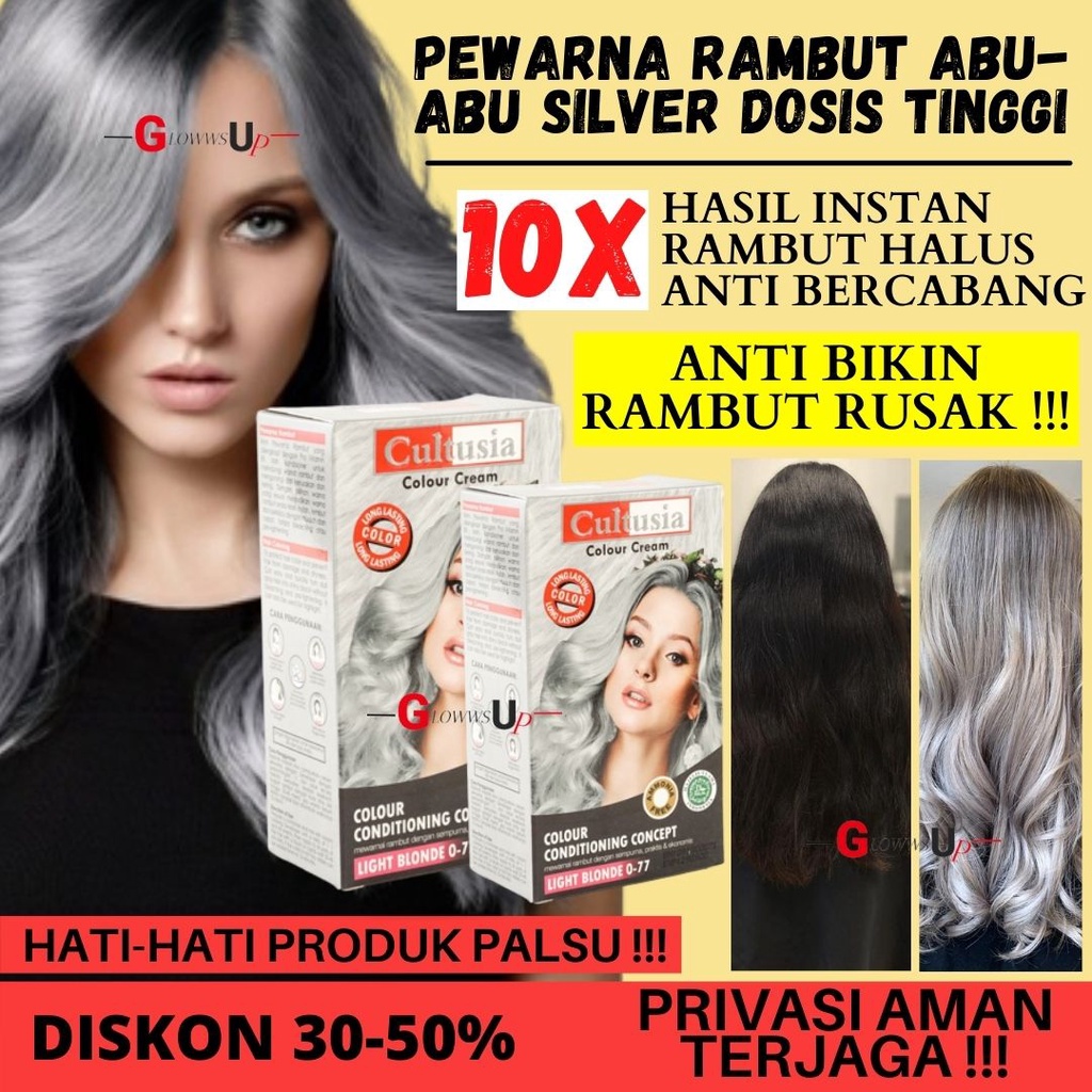 Jual Cat Rambut Cultusia Pewarna Rambut Cultusia Hair Color Light