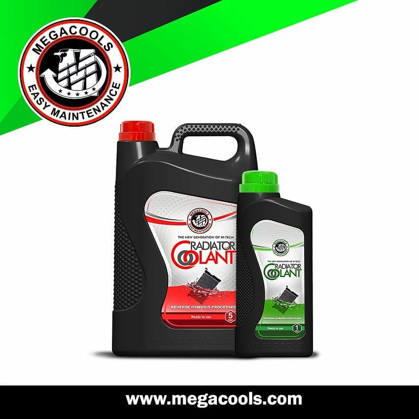 Jual Megacools radiator coolant 1ltr Merah / Hijau Megacool radiator ...