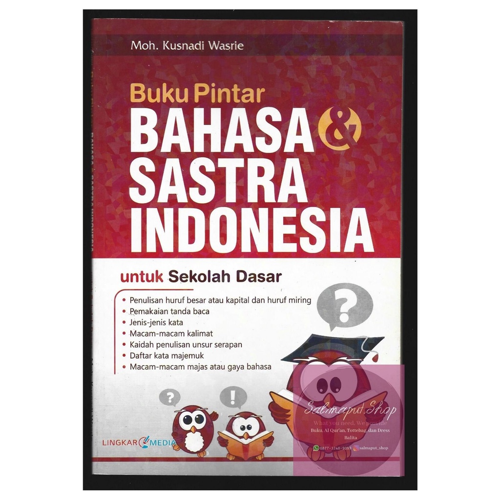 Jual Buku Pintar Bahasa Dan Sastra Indonesia Untuk Sekolah Dasar ...