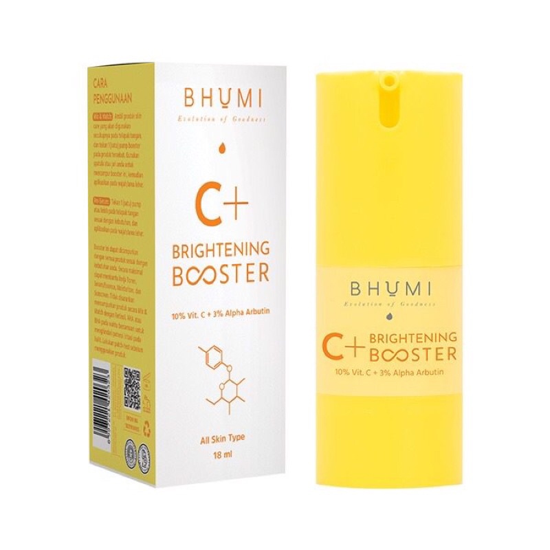 Jual BHUMI C+ BRIGHTENING BOOSTER (10% VITAMIN C + 3% ALPHA ARBUTIN ...
