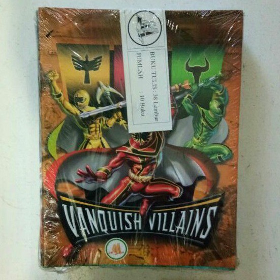 Jual Buku Tulis AA 38 Lembar Power Rangers 1 Pak Isi 10 Buku | Shopee ...