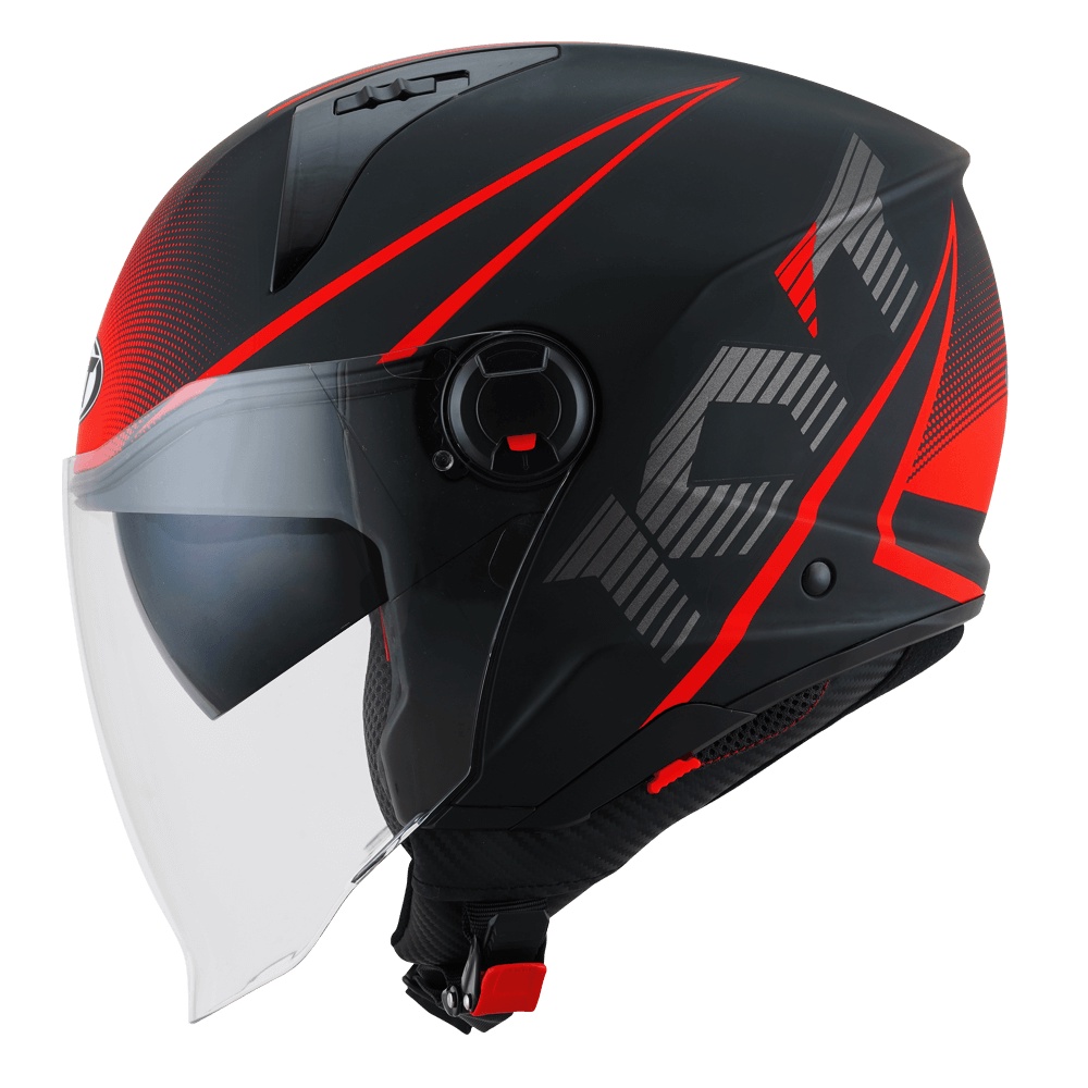 Jual HELM KYT DCITY COLOR FULL MATT RED Shopee Indonesia