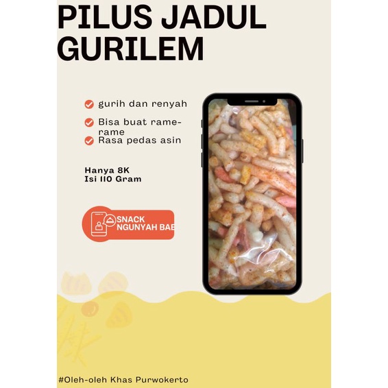 Jual Pilus Jadul Gurilemjajanan Masa Kecil Khas Purwokerto Shopee