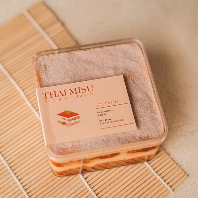 Jual Letter Box x Cheer Me Up Thai Tea Tiramisu Dessert Box Shopee