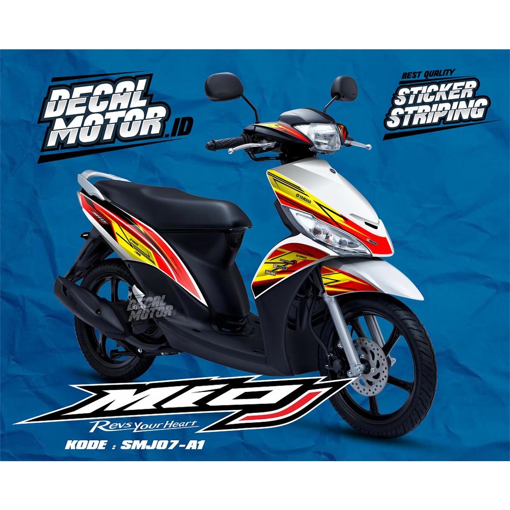Jual Stiker Variasi List Motor Desain Terbaru - STICKER MIO J ...