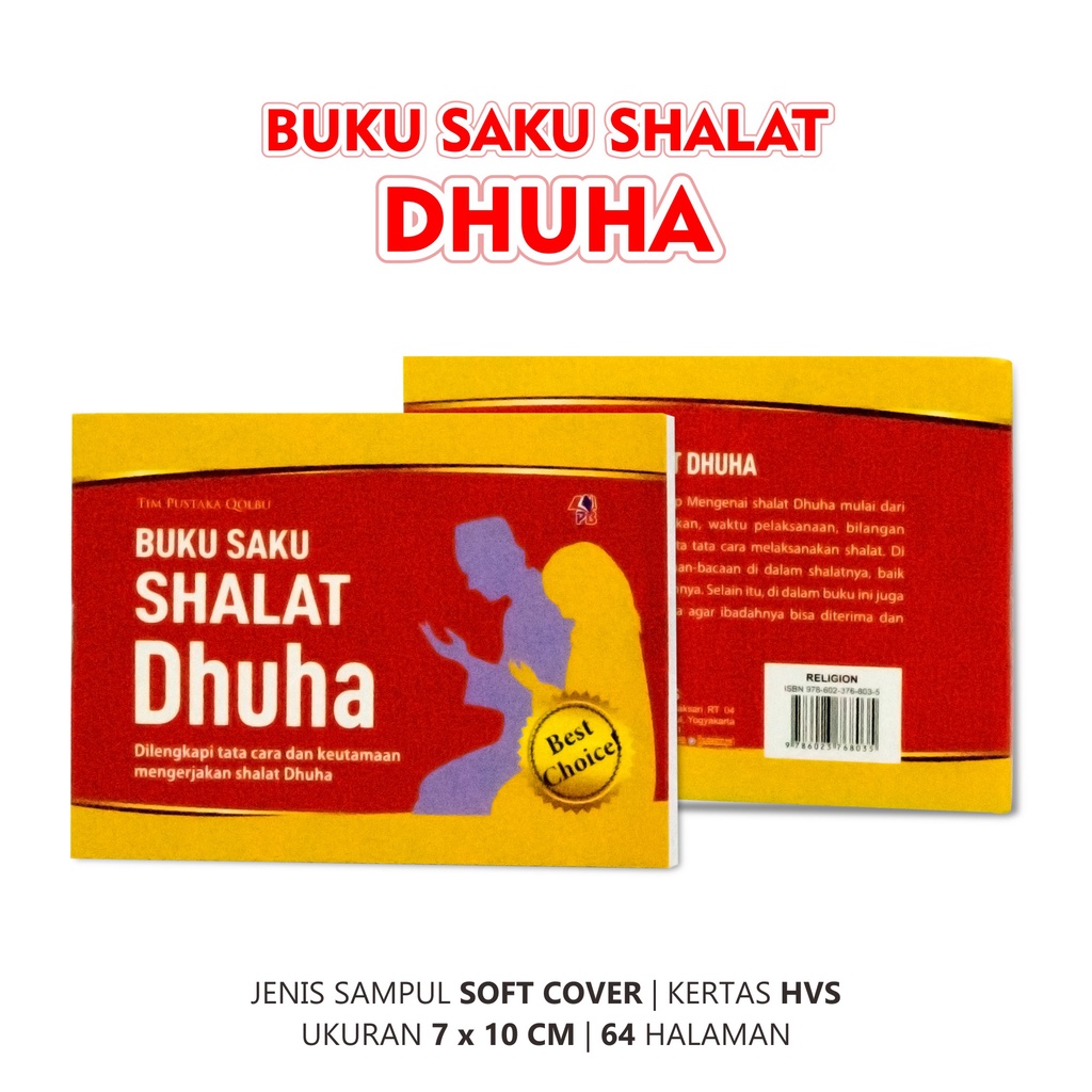 Jual Buku Saku Shalat Dhuha Tahajjud Dan Hajat Dilengkapi Tata Cara Dan ...