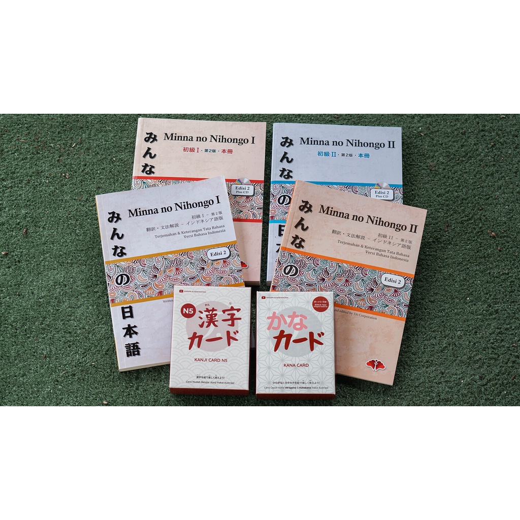 Jual PAKET BUKU Bahasa Jepang Lengkap | Minna No Nihongo Shokyu 1 Dan 2 ...