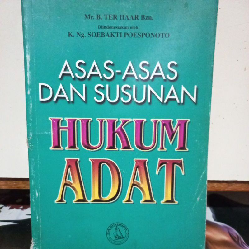 Jual Buku Hukum - ASAS - ASAS DAN SUSUNAN HUKUM ADAT | Shopee Indonesia