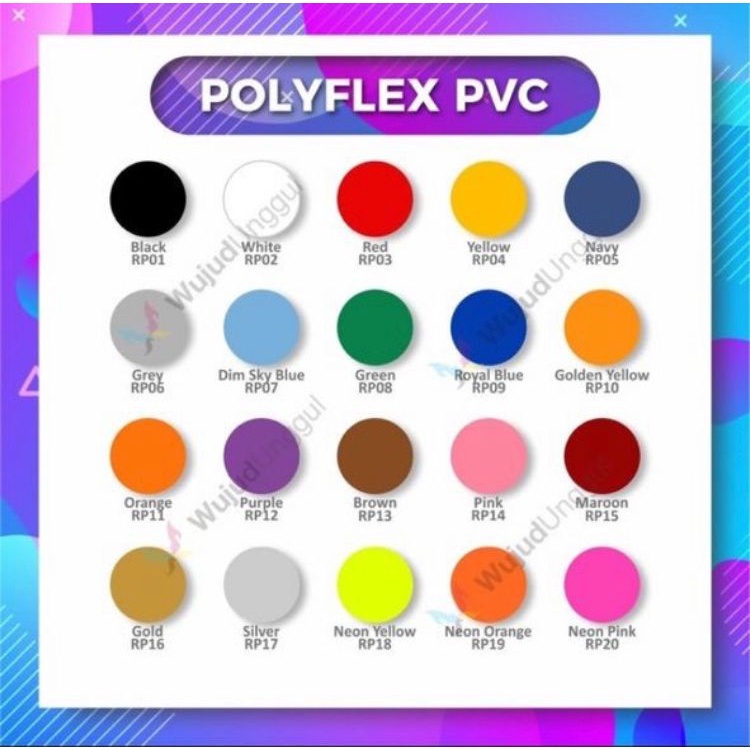 Jual RHINO POLYFLEX PVC KOREA RHINOFLEX 100CM SPESIAL COLOR | Shopee ...