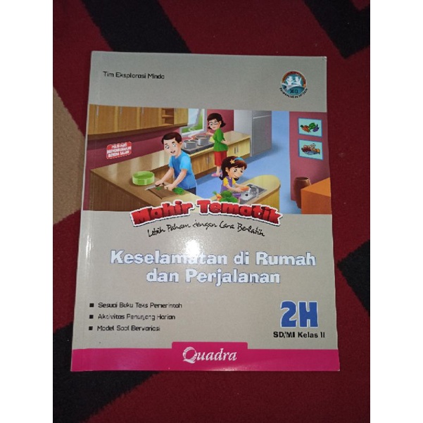 Jual BUKU BEKAS MAHIR TEMATIK KELAS 2 SD JILID 2H QUADRA KURIKULUM 2013 ...